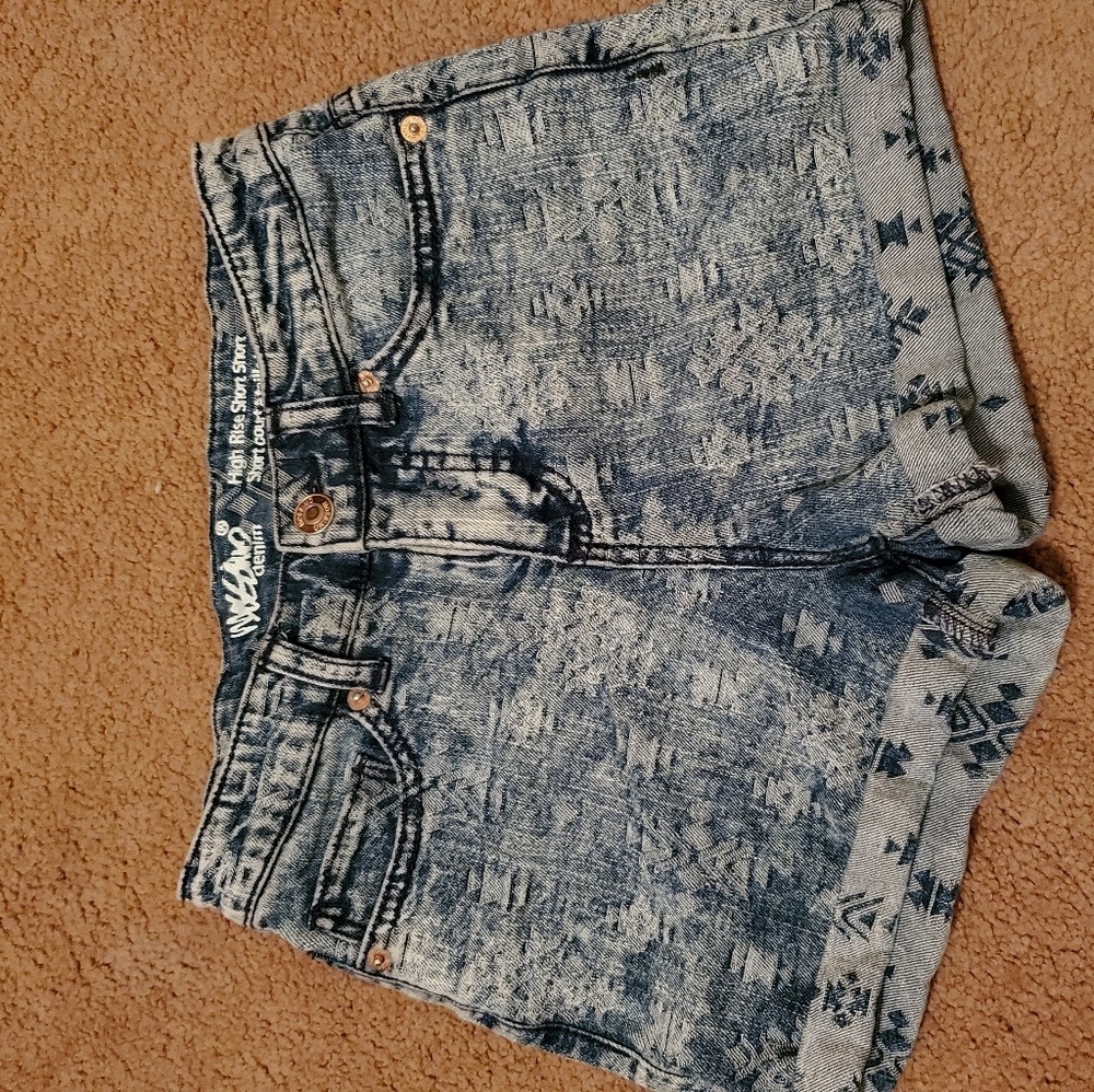 Denim shorts
